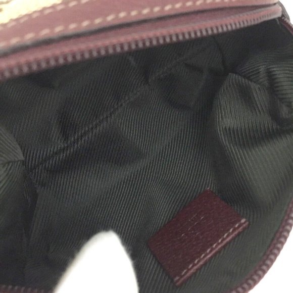 GUCCI GG Logo Canvas Cosmetic Pouch Bag /1E2575 - Picture 7 of 8